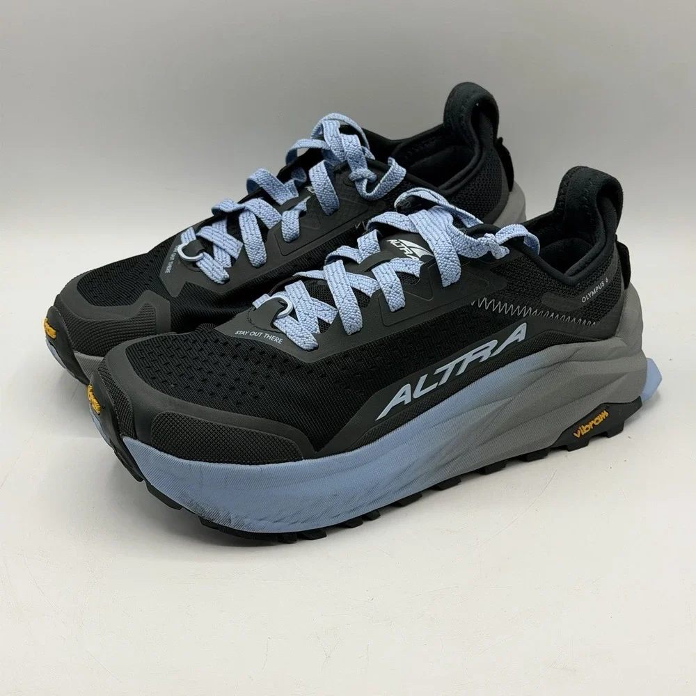 Altra Olympus 6 AL0A85NK000 Black Women's 8.5 Trail Mesh Running Vibram Shoes
